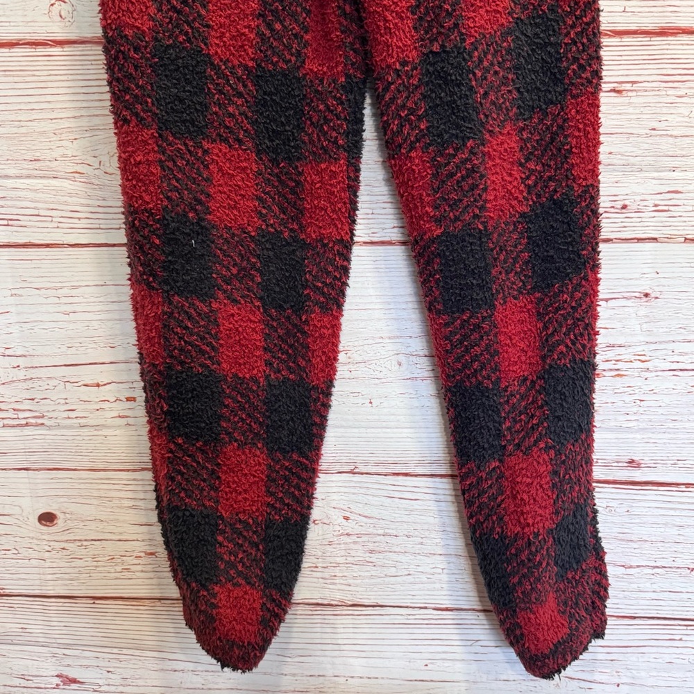 NWT Skims Cozy Joggers in Brick Buffalo Check Sz S/M - Picture 12 of 16